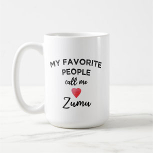 Call Me ZUMU Chinese Paternal Grandmother Nickname Coffee Mug