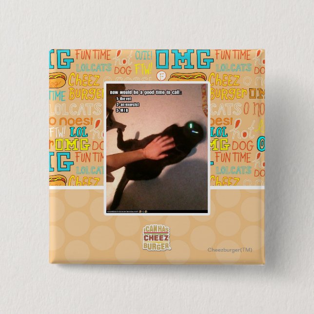 Call MIB 2 Inch Square Button (Front)