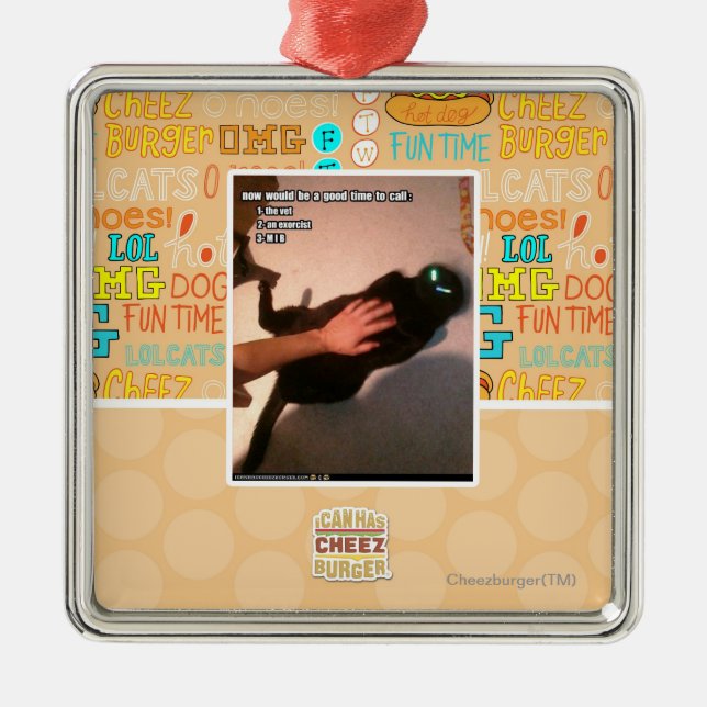 Call MIB Metal Ornament (Front)