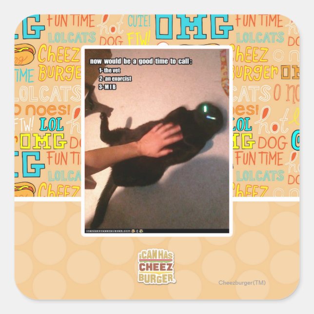 Call MIB Square Sticker (Front)