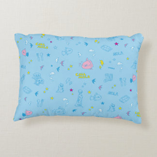 CALL MOLA Cushion（Sky Blue） Decorative Pillow
