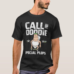 Call Of Doodie Special Plops Nerd Gamer Duty Playe T-Shirt