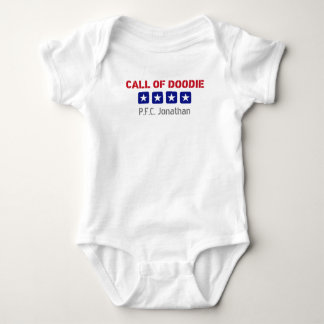 Call of Doodie US Military Themed Baby Bodysuit