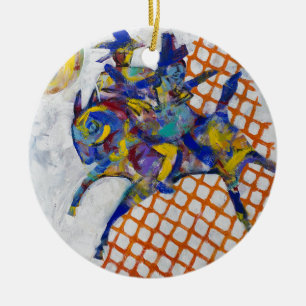 Call of the Heyoka Ceramic Ornament