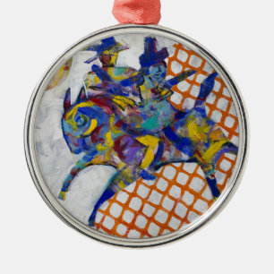 Call of the Heyoka Metal Ornament