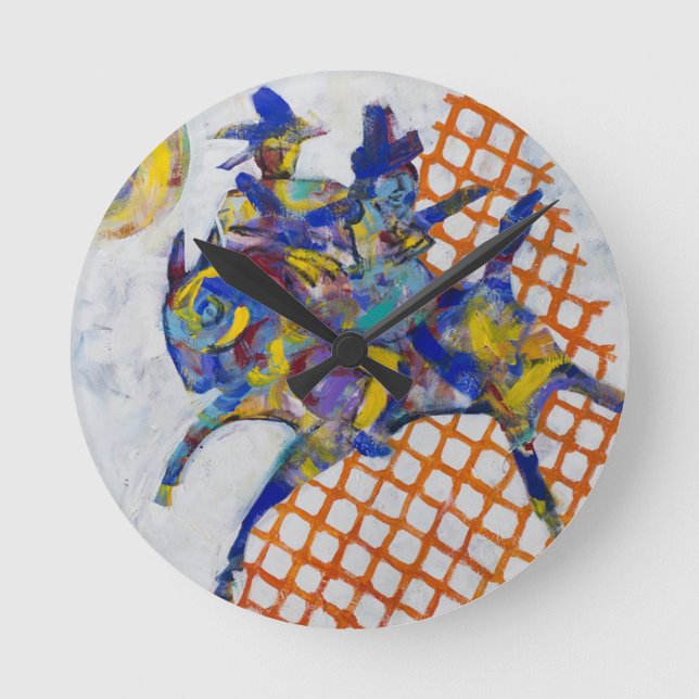 Call of the Heyoka Round Clock (Front)