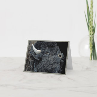 "Call of the Prairie" - Carte de bison