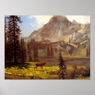 Call of the Wild by Albert Bierstadt 1876–77 Poster