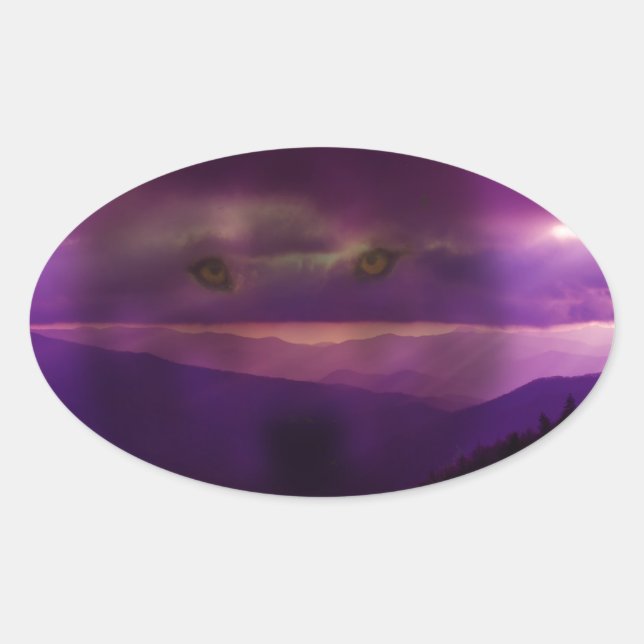 Call of the Wild Oval Sticker (Front)