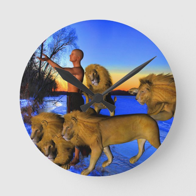 Call of the Wild Round Clock (Front)
