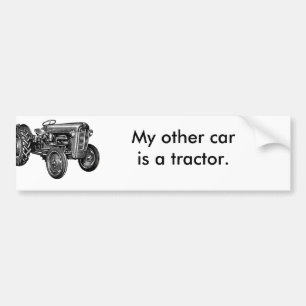 Call of the Wild Tractor Custom Bumper Sticker