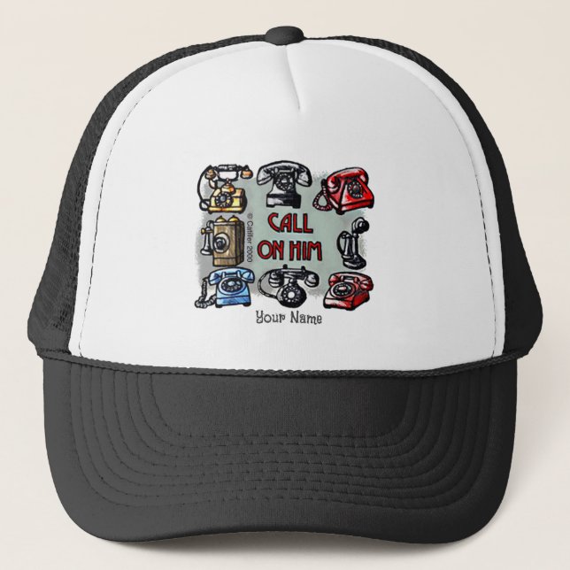Call on Him Christian hat (Front)