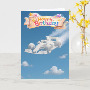 Call racer happy birthday card