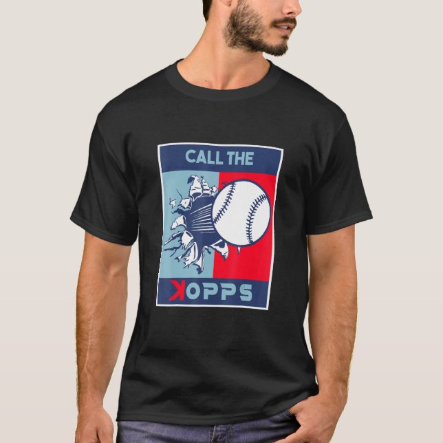 Call The Kopps Baseball Strikeout Ace K Baseball T-Shirt (Front)