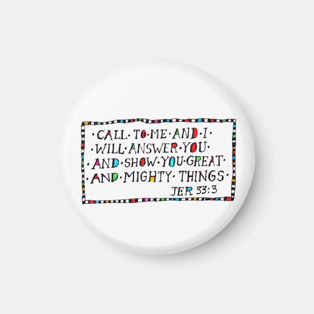 Call to Me  Magnet (Front)