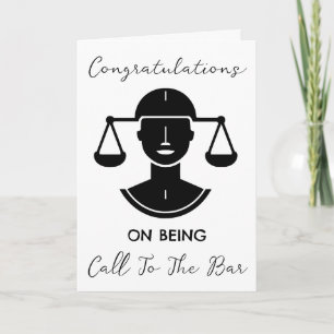 call to the bar congratulations cards