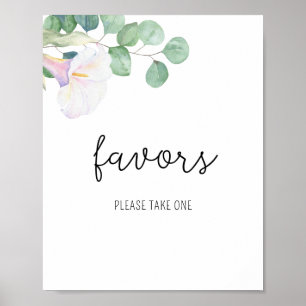Calla - Faveurs, veuillez en prendre un poster