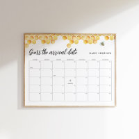 CALLA Honey Bee Guess The Arrival Date Game 16x20