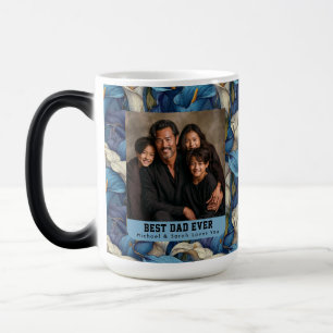 Calla Lilies Bouquet New Dad Papa Keepsake Magic Mug