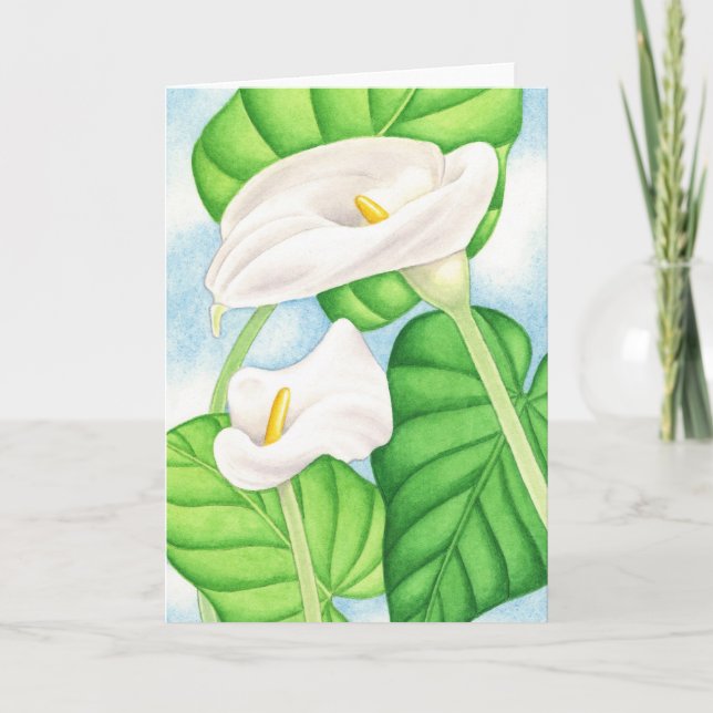 Calla Lilies Card (Front)