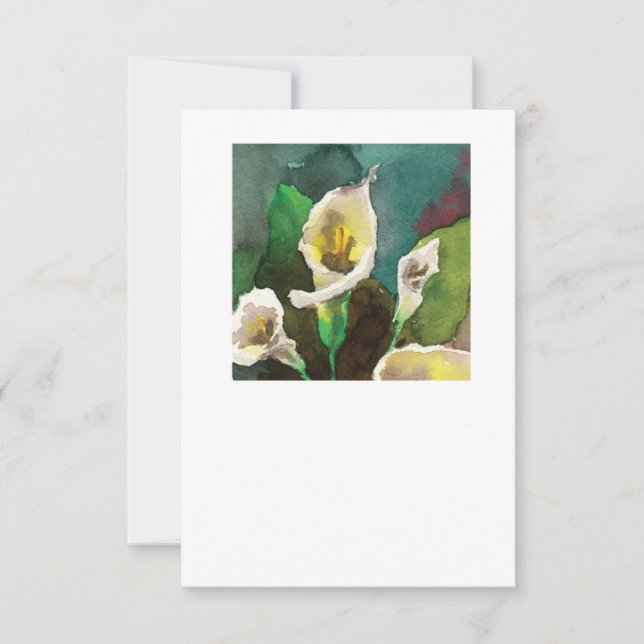 Calla Lilies card (Front)