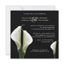 Calla Lilies Faire-part de mariage