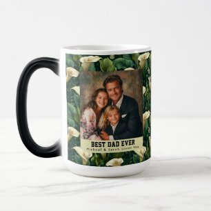 Calla Lilies Flower Best Cat Dad Coffee Magic Mug