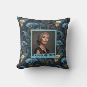 Calla Lilies Flower Stepmom Mama Home Styling Throw Pillow