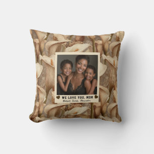 Calla Lilies Happy Mothers Mom Home Furnishings Throw Pillow