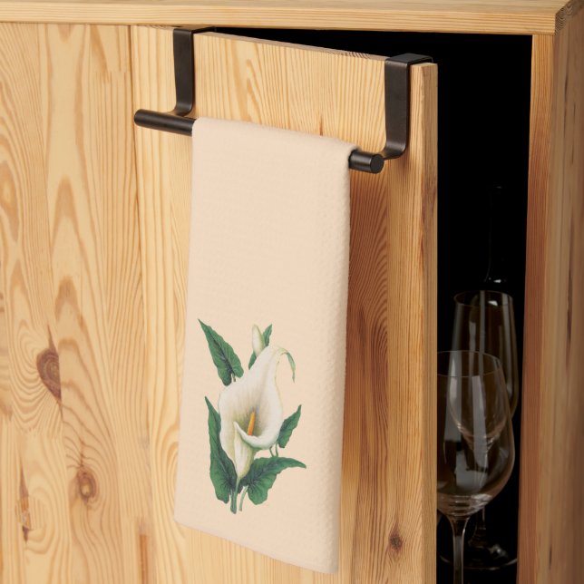 Calla Lilies Kitchen Towel (Thirds Fold)