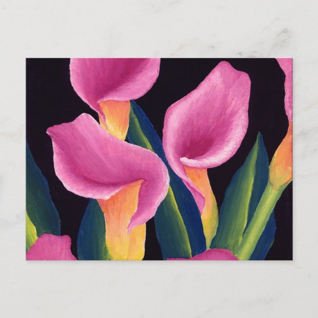 Calla lilies postcard (Front)