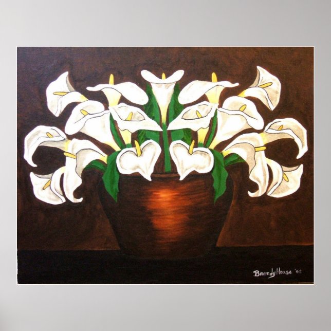 Calla Lilies Poster (Front)
