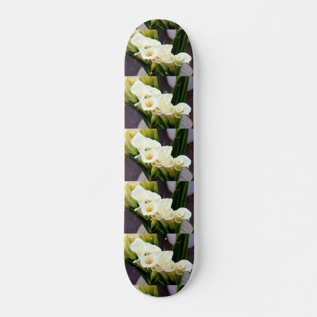 calla lilies skateboard (Front)