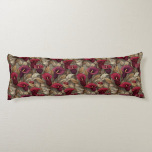 Calla Lilies Texture Apartment Decor Coastal Decor Body Pillow