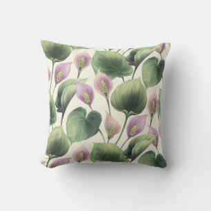 Calla Lilies  Throw Pillow