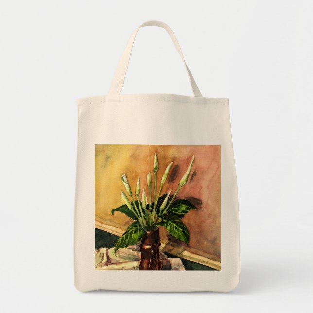 Calla lilies tote bag (Front)
