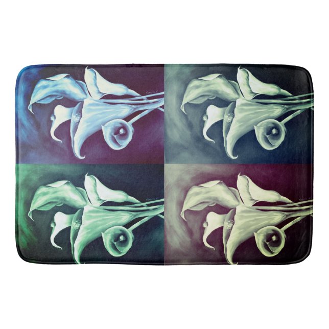 Calla Lillies Bath Mat (Front)
