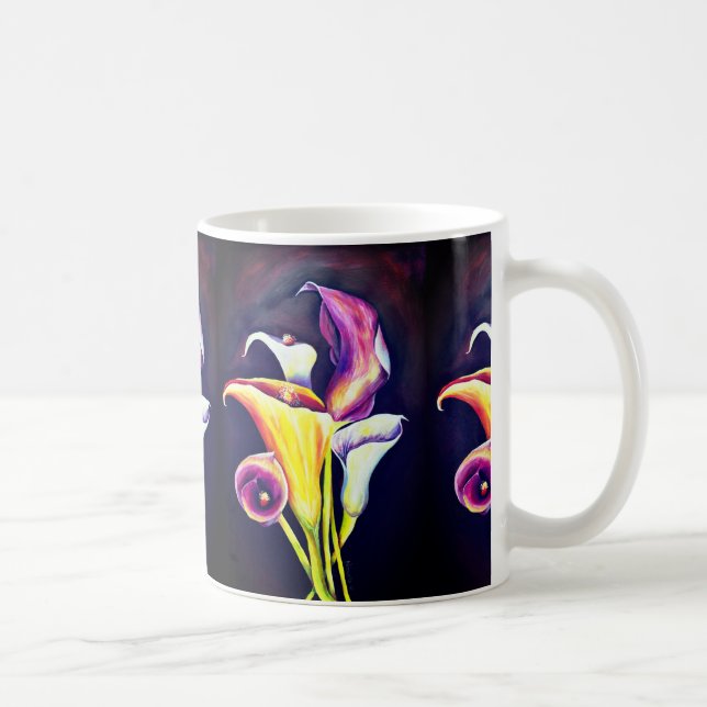 Calla Lillies Coffee Mug (Right)
