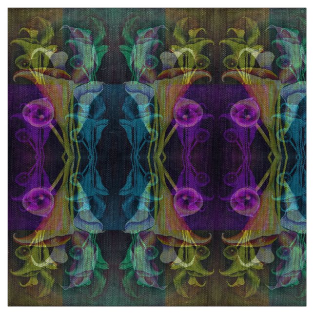 Calla Lillies Fabric (Swatch)