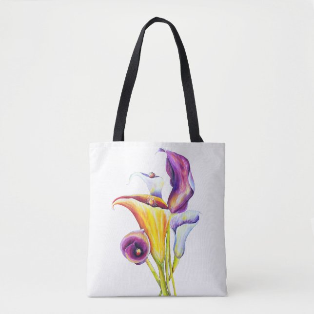 Calla Lillies Tote Bag (Front)