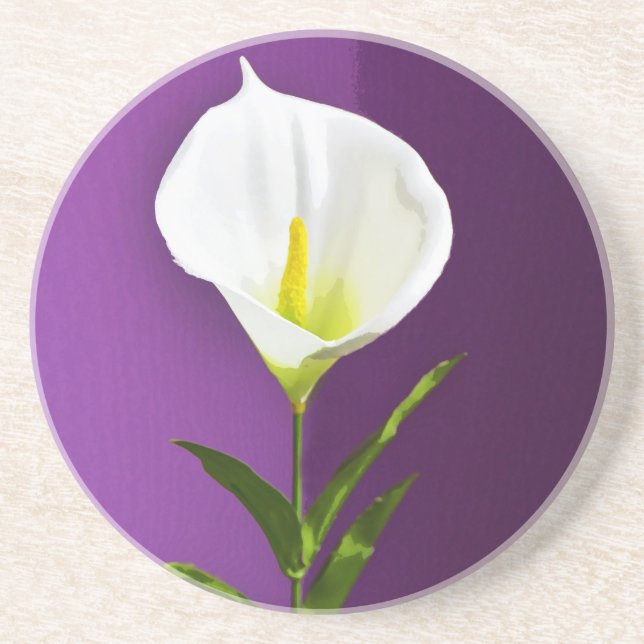 Calla Lilly Coaster (Front)