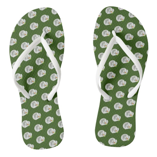 Calla Lilly Flip Flops (Footbed)