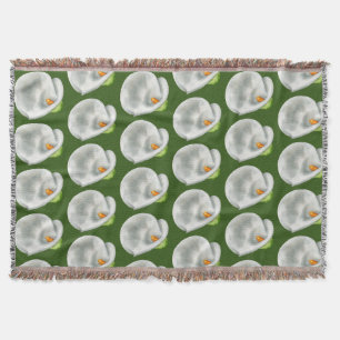 Calla Lilly Throw Blanket