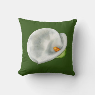 Calla Lilly Throw Pillow