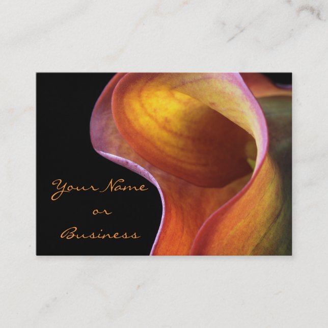 Calla Lily business card (Front)