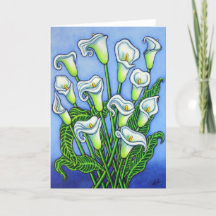 Calla Lily Carte de voeux de rêve par Lisa Lorenz