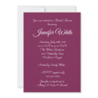 Calla Lily Custom Bridal Shower Invitation