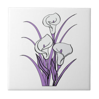 Calla Lily Design Tile