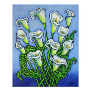 Calla Lily Dreaming Print by Lisa Lorenz