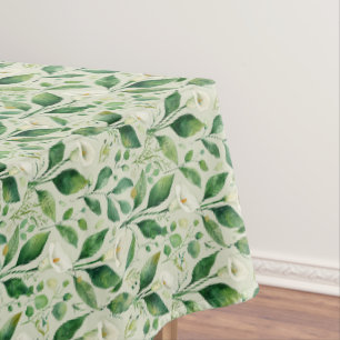 Calla Lily Floral Tablecloth